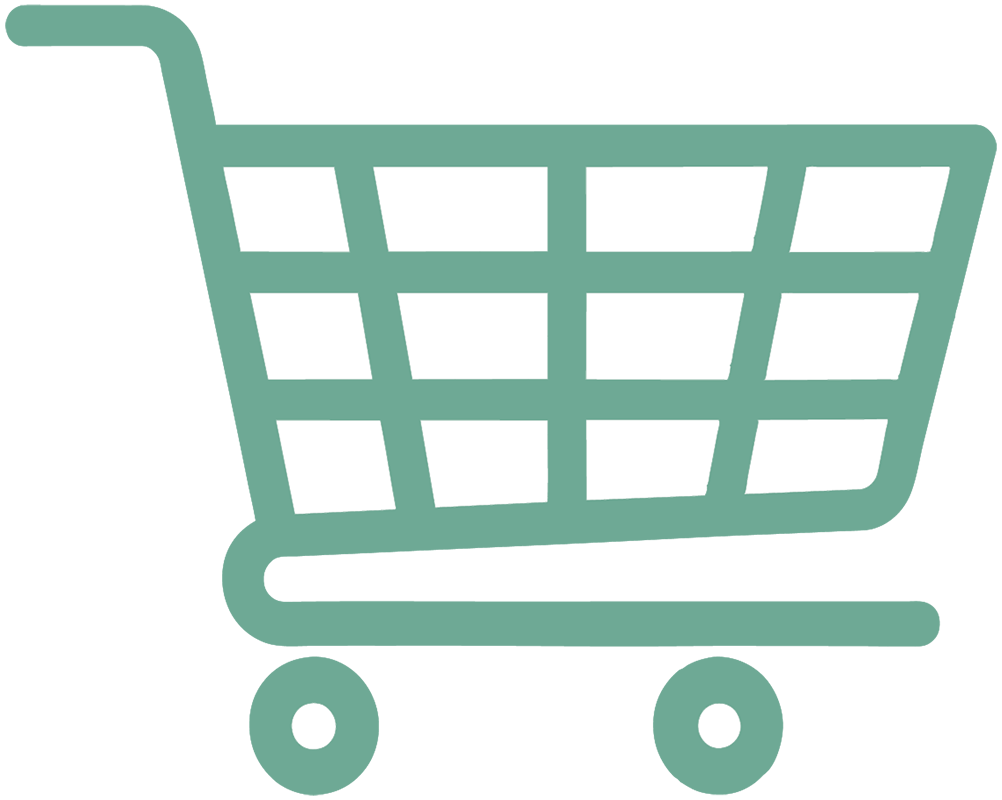 Icon of a shopping cart.